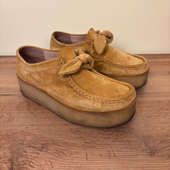 Loeffler Randall Shoes - LOEFFLER RANDALL Tabitha Platform Chukka Boot Bracco Women Size 10 Suede Slip-On